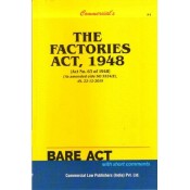 Commercial Law Publisher's The Factories Act, 1948 Bare Act 2022